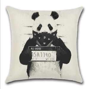 🌸 BUNDLE ME🌸 Panda Print Cushion Cover